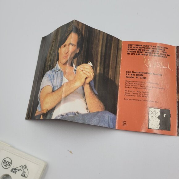 Clint Black The Hard Way Cassette Tape 1992 RCA Tested Works - Picture 4 of 9